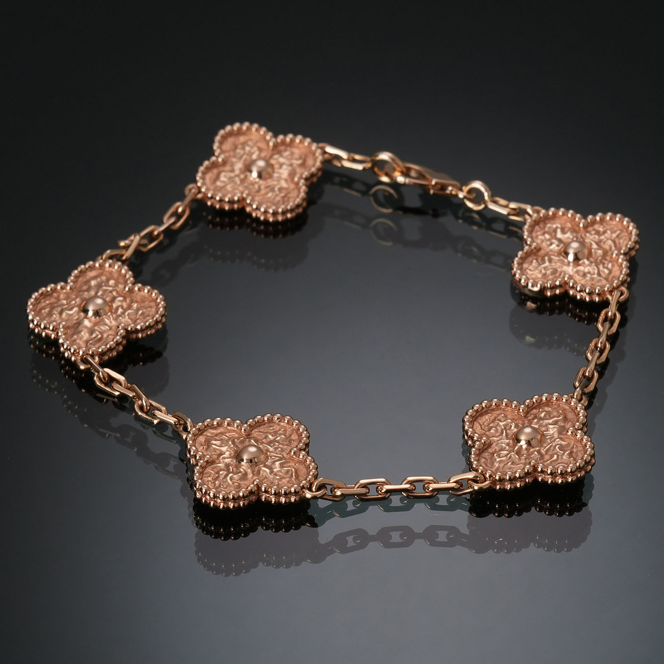 VAN CLEEF & ARPELS(USED)반클리프앤아펠 빈티지 알함브라 브레이슬릿, 5개 모티브